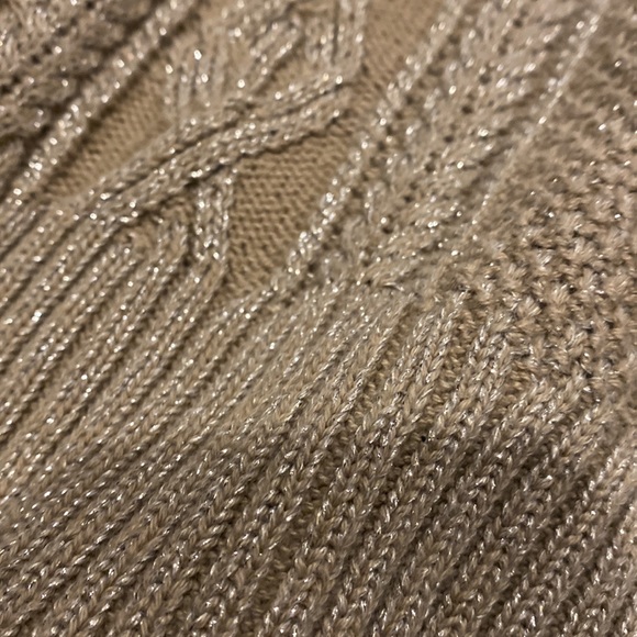 Off the shoulder sparkly knit sweater - Picture 2 of 3